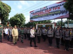 Kapolres Asahan Pimpin Apel Kesiapan Pengamanan TPS Pilkades Serentak 2026, Kerahkan 457 Personel