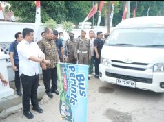 Bupati Asahan Ikuti Launching Bus Perintis, Buka Akses Pendidikan Lebih Luas